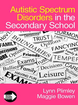 cover image of Autistic Spectrum Disorders in the Secondary School